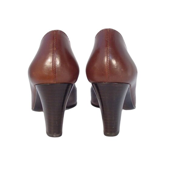 BURBERRY Classic Gold Horse Bit Pumps EU 37/ US 7 - Made in ITALY - Picture 4 of 9